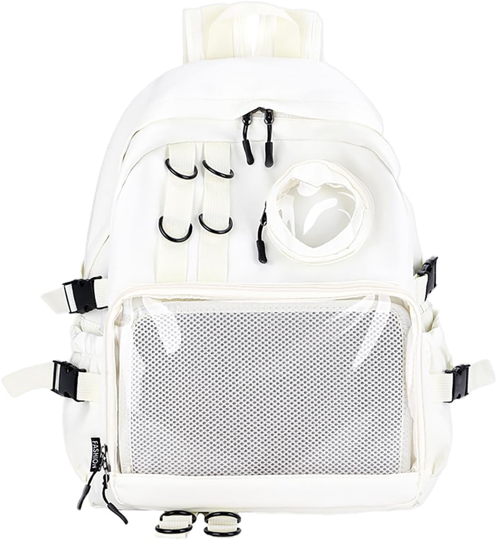 Ita Bag Preppy Backpack with Pin Display Insert for School Anime Cosplay