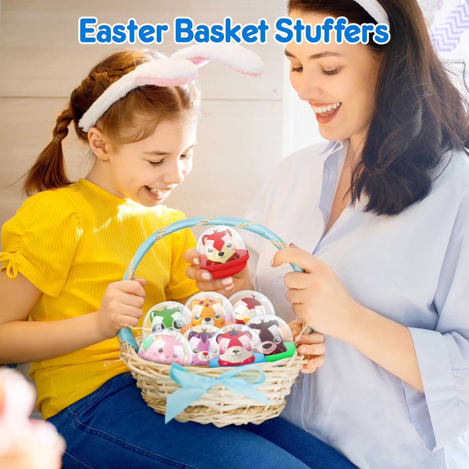 Mocoosy 24 Pack Animal Squishy Toys for Kids Party Favors, Slow Rising Squeeze Toys for Birthday Goodie Bag Stuffers, Pinata Stuffers, Carnival Prizes, Stocking Fillers, Classroom Treasure Box Toys image number 4