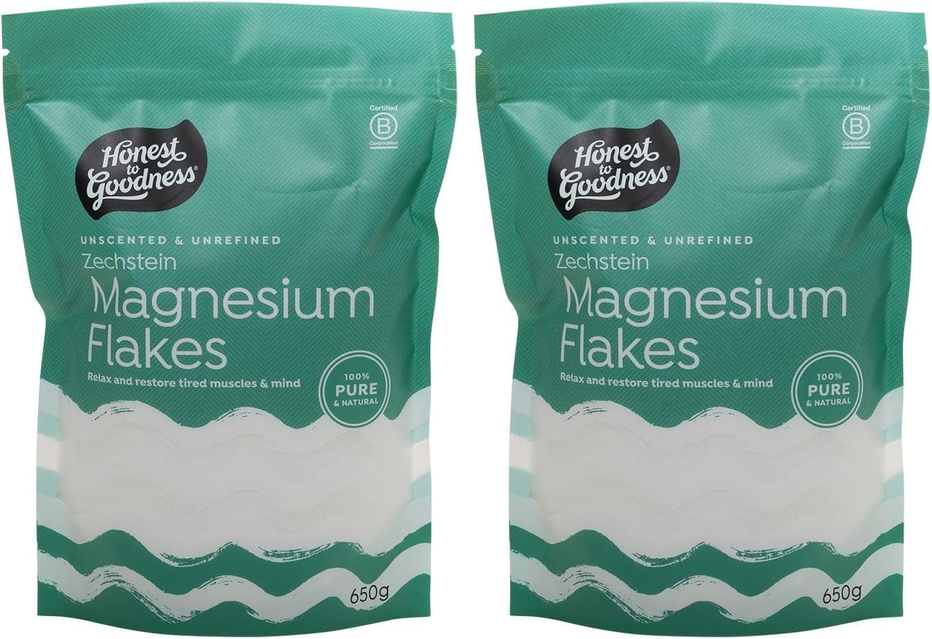 Honest to Goodness Unscented and Unrefined Zechstein Magnesium Flakes, Unscented and Unrefined, image number 1