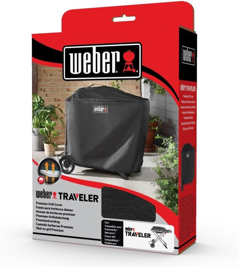 Weber 7770 Traveler Cover, Black image number 3