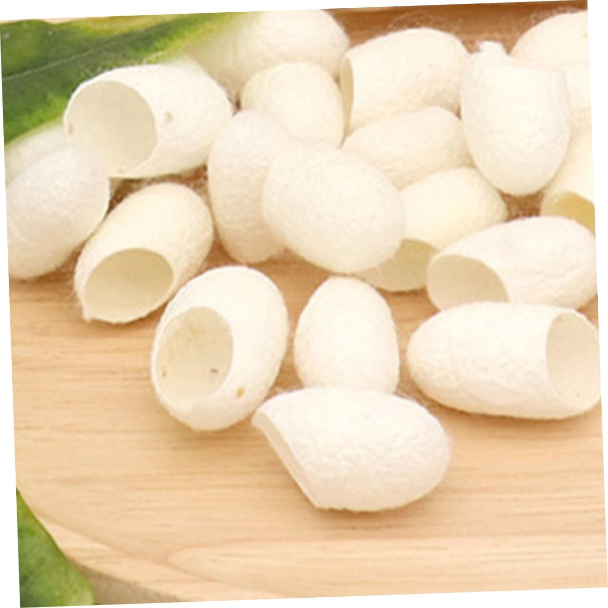 Healeved 20Pcs Silkworm Natural Face Cleaner Balls for Skin Care Cleansing Silkworm Ball Used in Facial Cleansing Routine image number 4