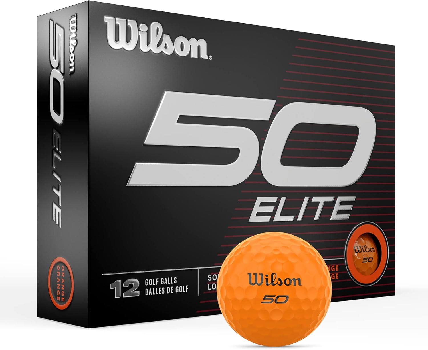 Wilson Fifty Elite Golf Balls - 12 Pack