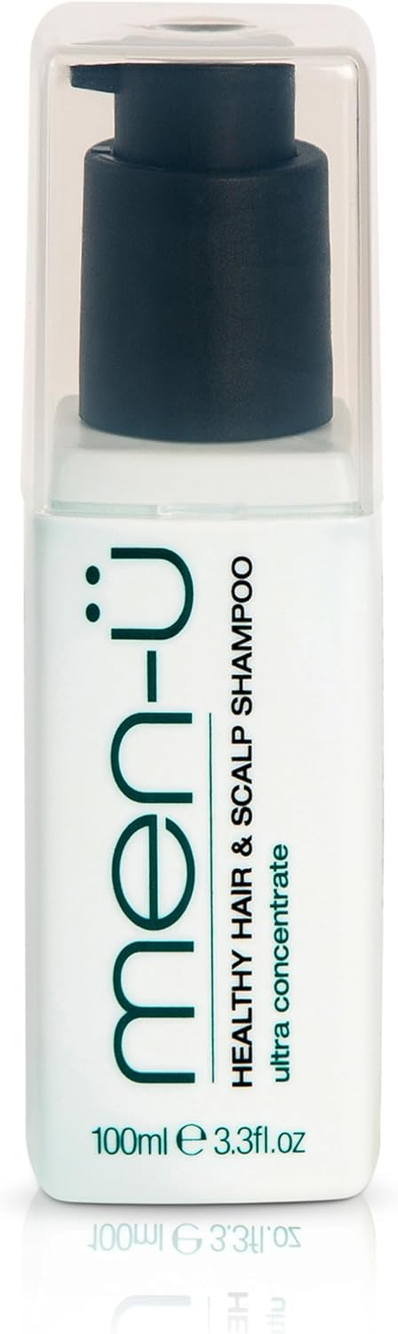 Men-U HEALTHY HAIR & SCALP MENS SHAMPOO, up to 120 Shampoos &ndash; Ultra Concentrate, Long Lasting anti Dandruff Shampoo, Great for Overcoming Dandruff, Flaky, Itchy Scalp 100Ml