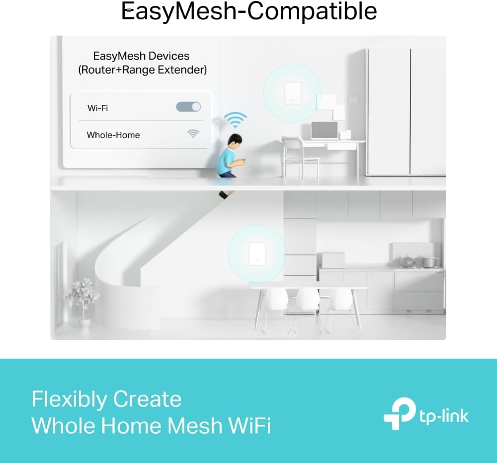 Tp-Link AX3000 Dual-Band Wi-Fi 6 Air Router, up to 3.0Gbps, 2 X Gbps Ports, Type-C Power Port, Homeshield, Easymesh Compatible, Smart Antennas, Flexible Installation, Ultra-Thin Design(Archer Air R5)