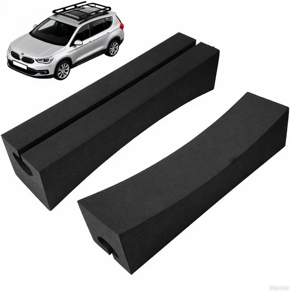 Changor Outdoor Soft Car Roof Rack Pads for Kayaks, EVA Material Soft Universal Fit Car Roof Rack Kayak Roof Rack Pads for Surfboard Kayak Paddle Board Transport, 2Pcs image number 4
