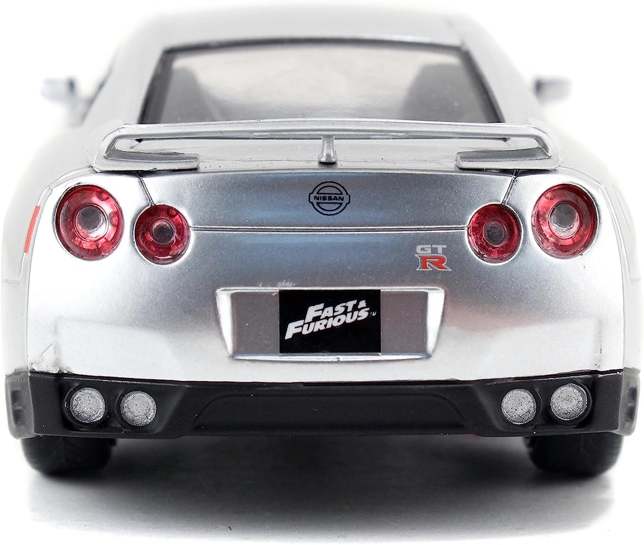 Jada Brian'S Nissan GT-R R35 Silver Fast & Furious Movie 1/32 Diecast Model Car By image number 2