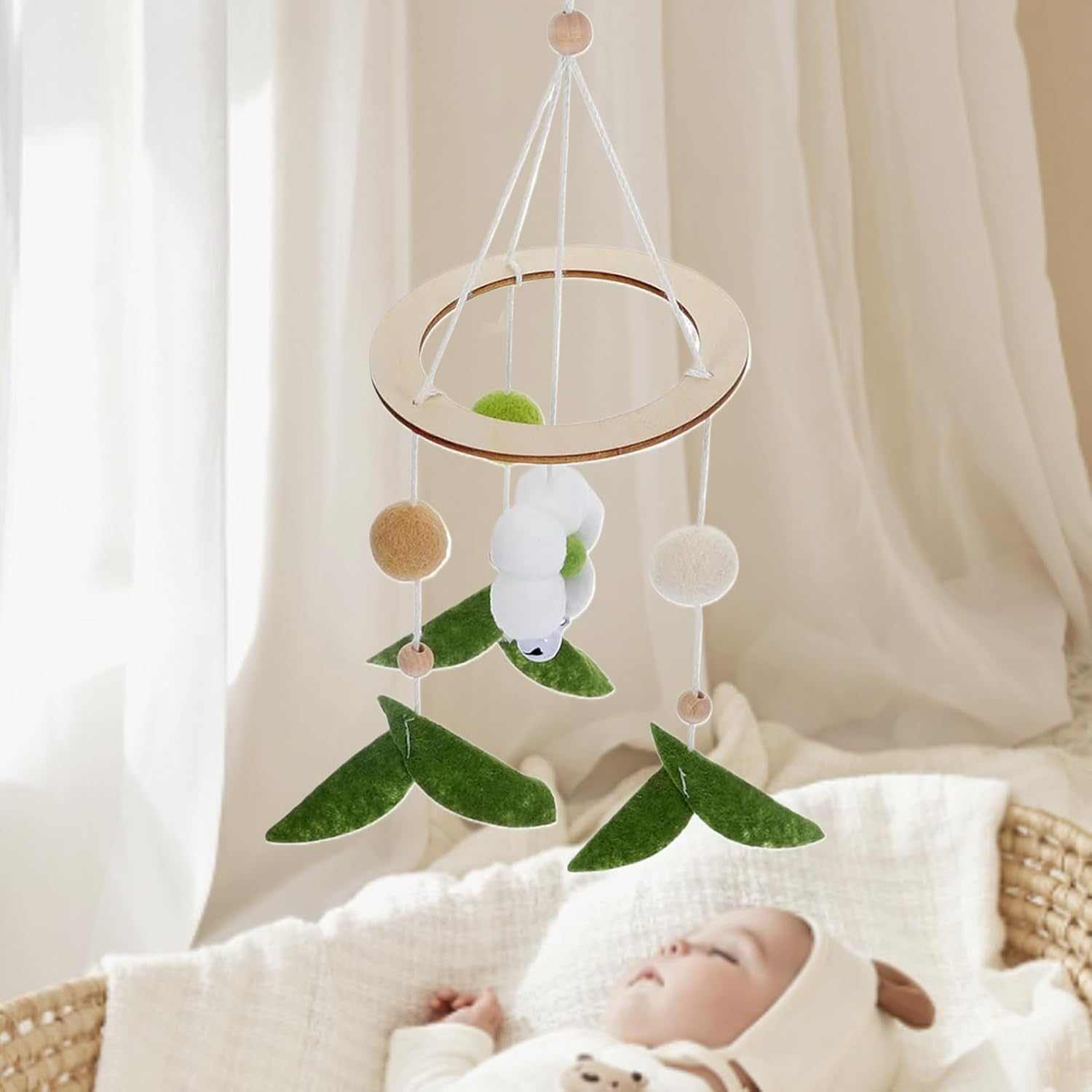 Baby Mobiles | Wind Chime for Baby Cot - Cartoon Hanging Decoration for Crib Baby Boy Girl Room image number 5