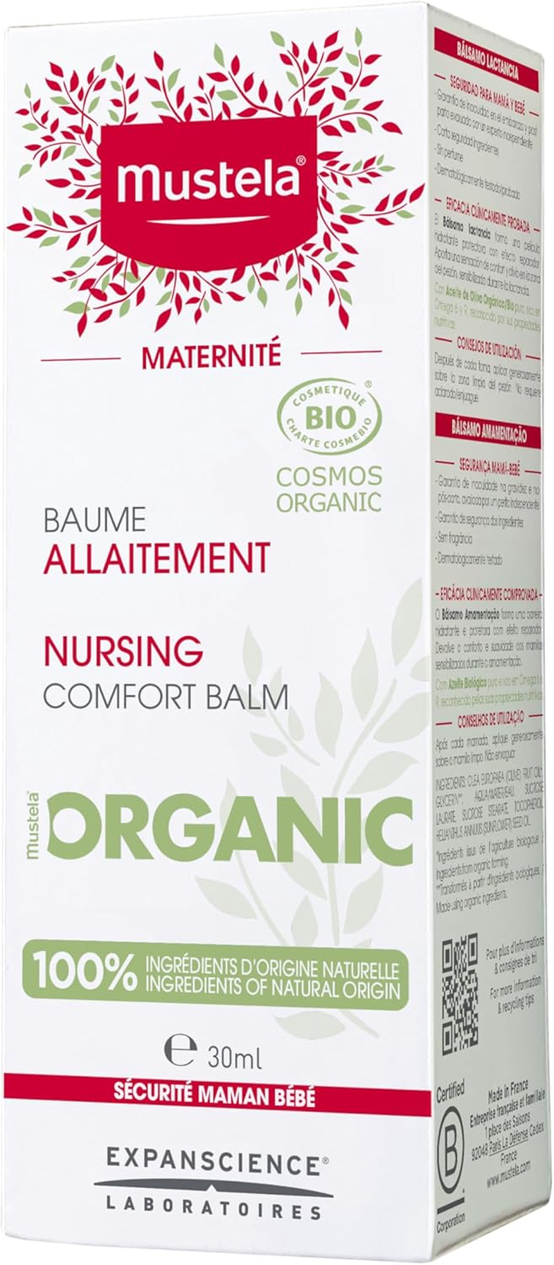 Mustela Maternity Nursing Comfort Balm - Nipple Balm - 30Ml image number 1