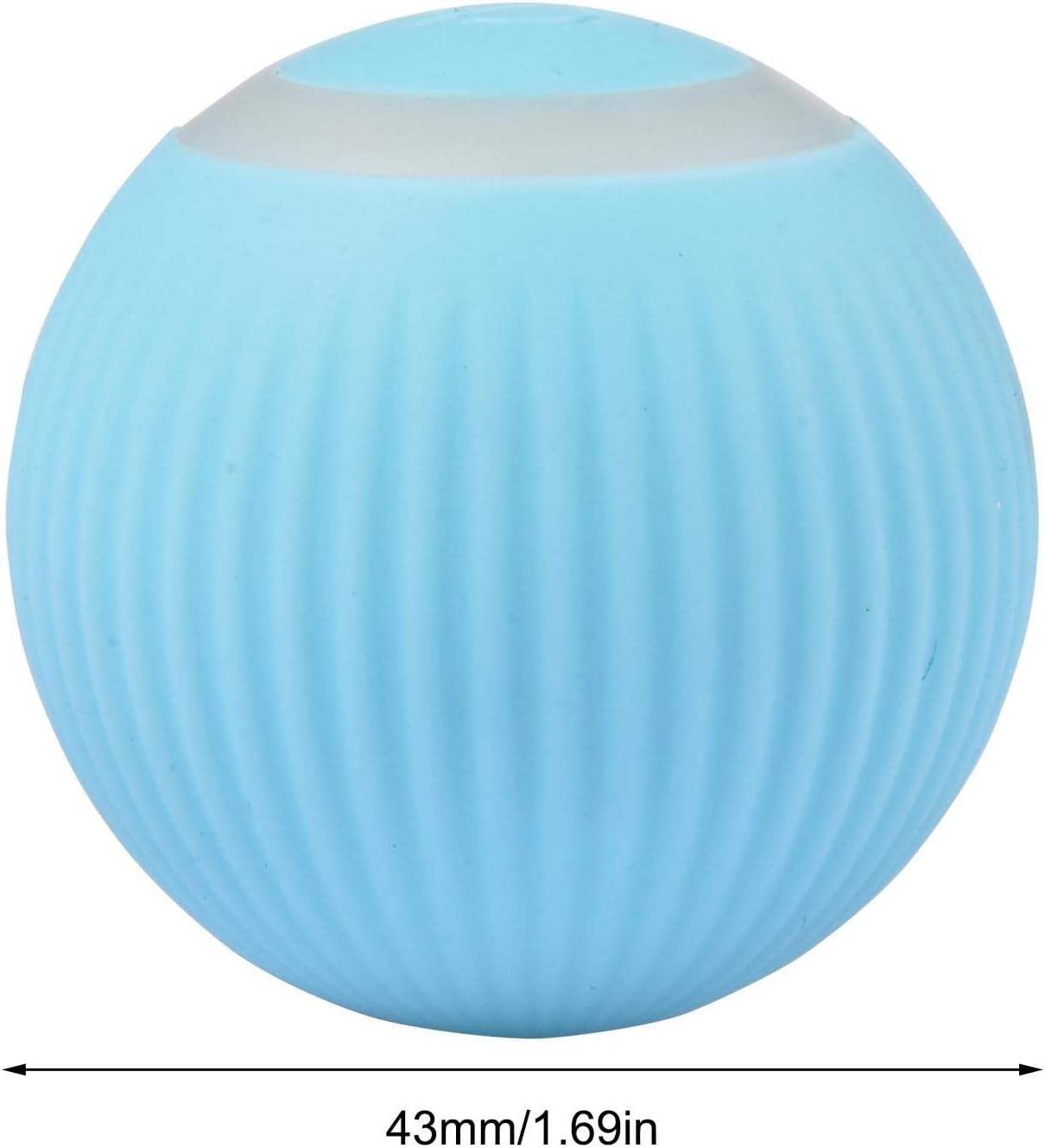 Cat Self Rolling Ball, Moving Cat Toy for Kittens, Pet Entertainment Ball, Interactive Rolling Dog Ball, Intelligent Play for Cats, Cat and Dog Rechargable Play, Innovative Pet Exercise Ball/45 (Colo - Blue image number 4