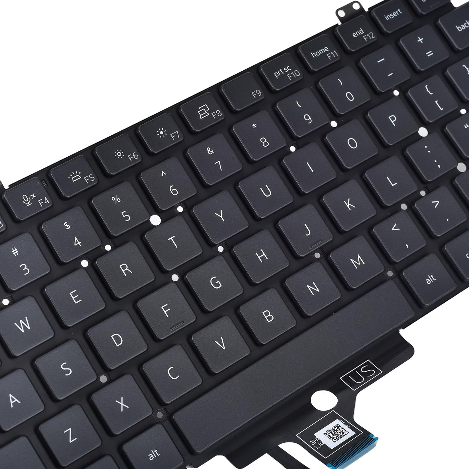 Replacement Keyboard for Dell Latitude 5420 5421 5430 5431 5440 5450 7420 7430 7520 7530, Precision 3470 3480 Series Laptop with Backlit P/N: MV4X8 0MV4X8, US Layout