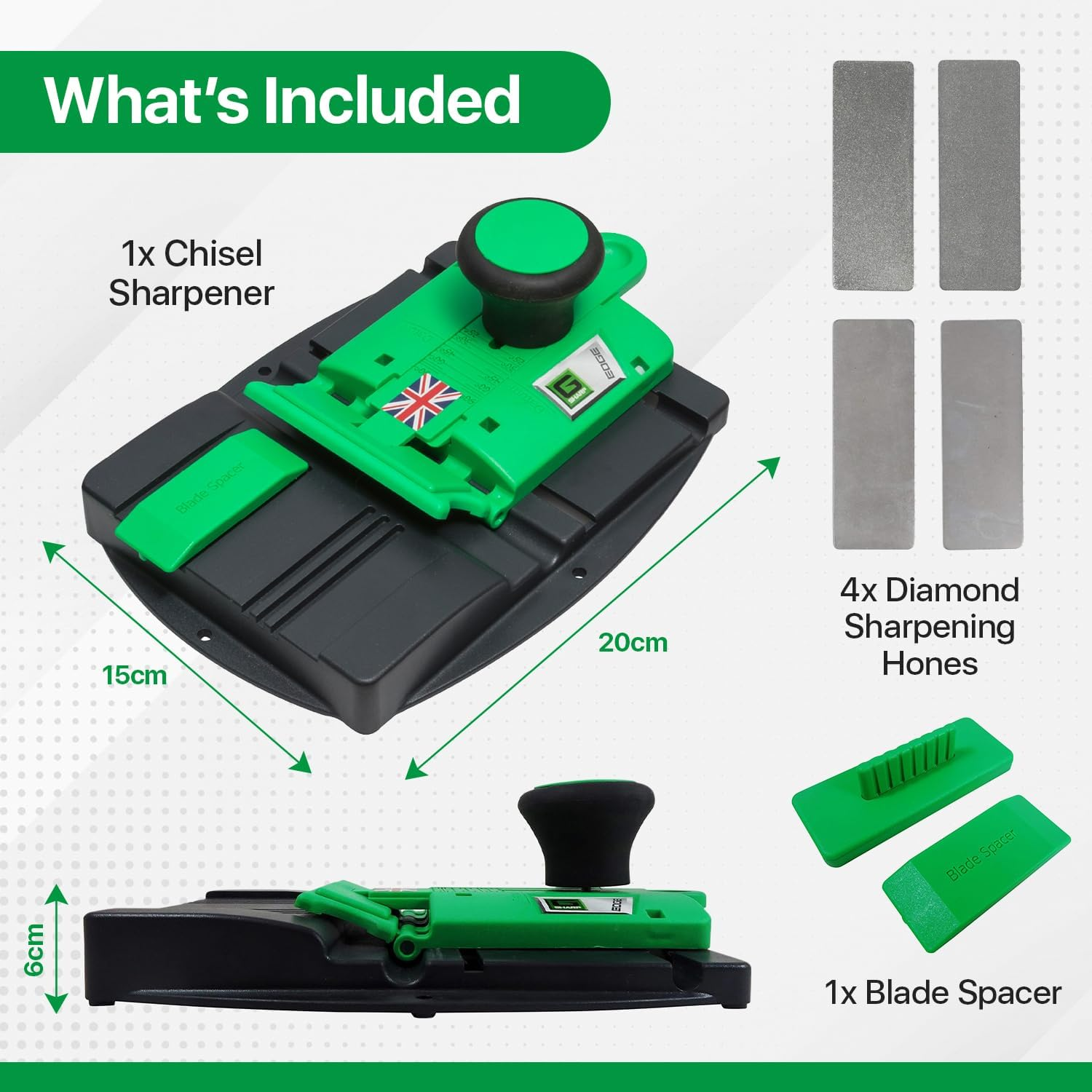 G Sharp SHA-001 Sharp Edge Complete Kit, Black