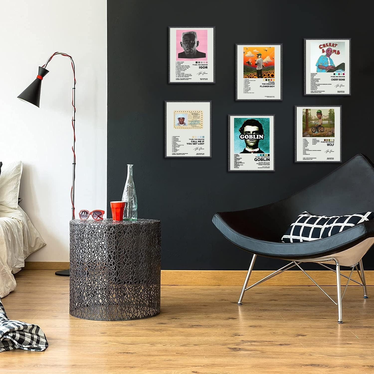 ZIENVE Tyler the Creator Album Cover Posters, Set of 6 Print Music Canvas Wall Art Album Cover Signed Limited Posters Aesthetic Room Decor, 20 X 25Cm Unframed image number 6