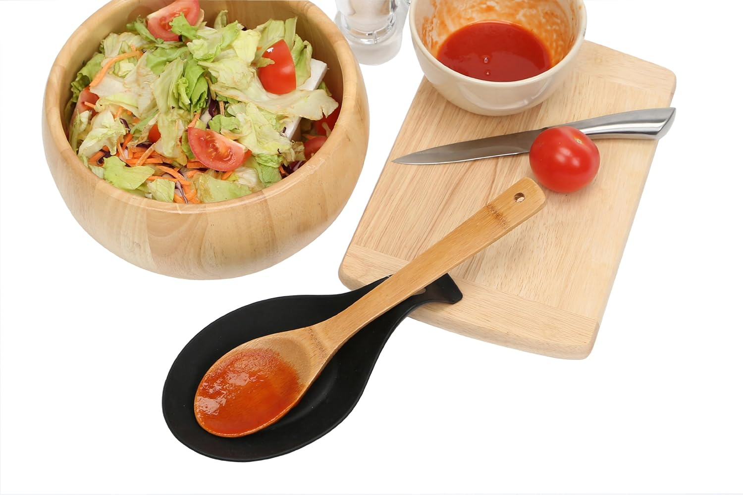 Unknown Zing Spoon Rest, Black Silicone - Red image number 2