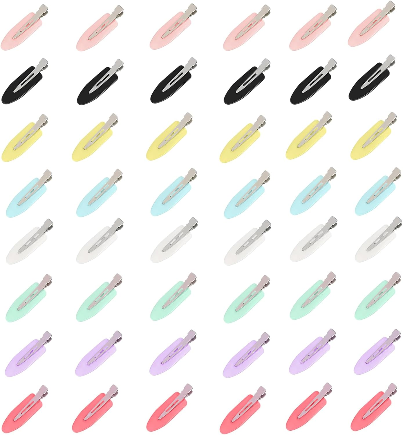 RTRTGS Pack of 48 Seamless Hair Clips, Hair Pin Curl Clips, No Bending, Hair Clips, No Kinks, No Kinks, for Hairstyles, Makeup, Styling Clips for Hairdressing Salon image number 2