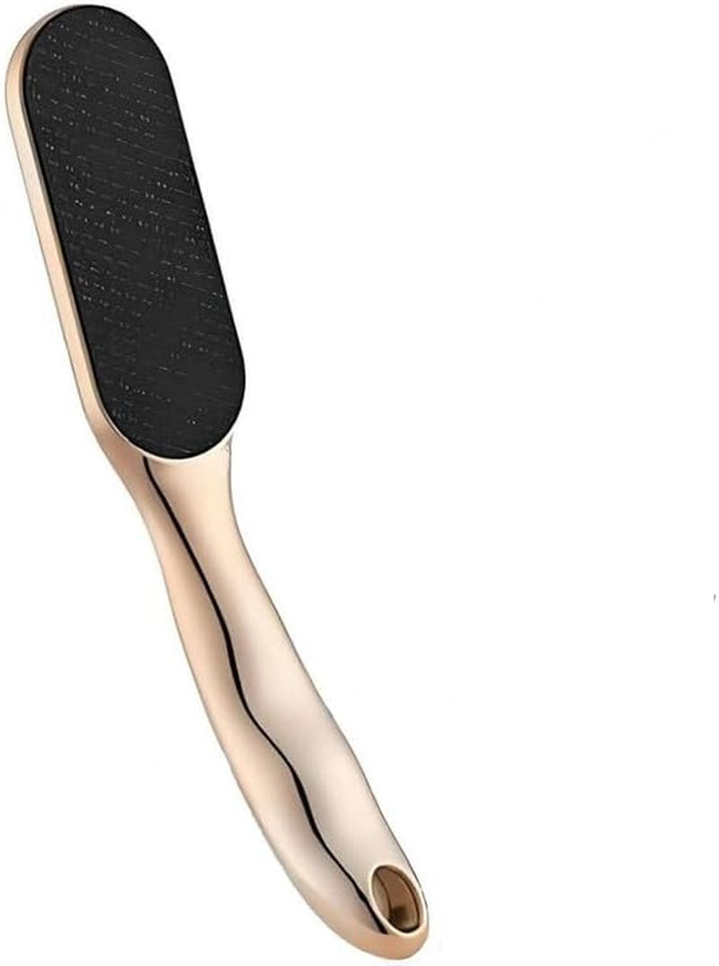 Veins Grain Foot File, 1Pc Veinsgrain Foot File, Dead Skin Remover Heel Scraper, Veins Grain Feet Callus Remover and Scrubber Heel Scraper for Wet and Dry Feet, Gold image number 4