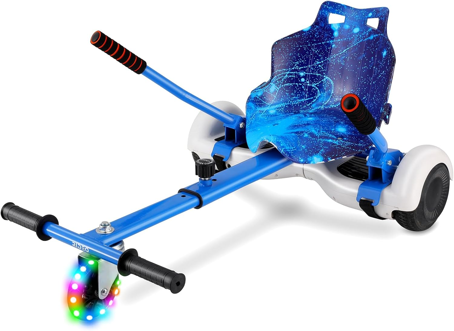 RIDEO Hoverboard Go-Kart Universal Adjustable Hoverboard Attachment A4 (Blue)