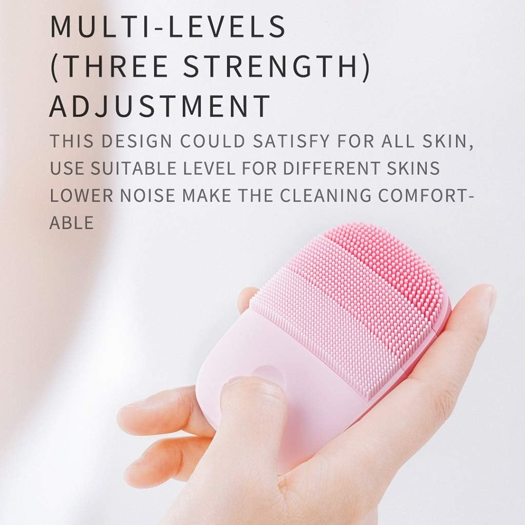 Inface Sonic Facial Cleansing Brush Massager Skin Care Rechargeable - Pink, 80 X 53 X 30.4Mm image number 3