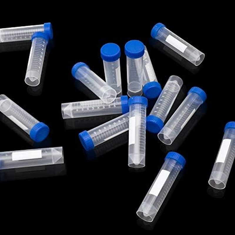 50Ml Plastic Centrifuge Tubes with Screw Cap, Science Plastic Centrifuge Tubes Skirted Conical Bottom 25 Pack Self-Standing Plastic 50Ml Test Tube Polypropylene Conical Tubes with Cap (50PCS) image number 1