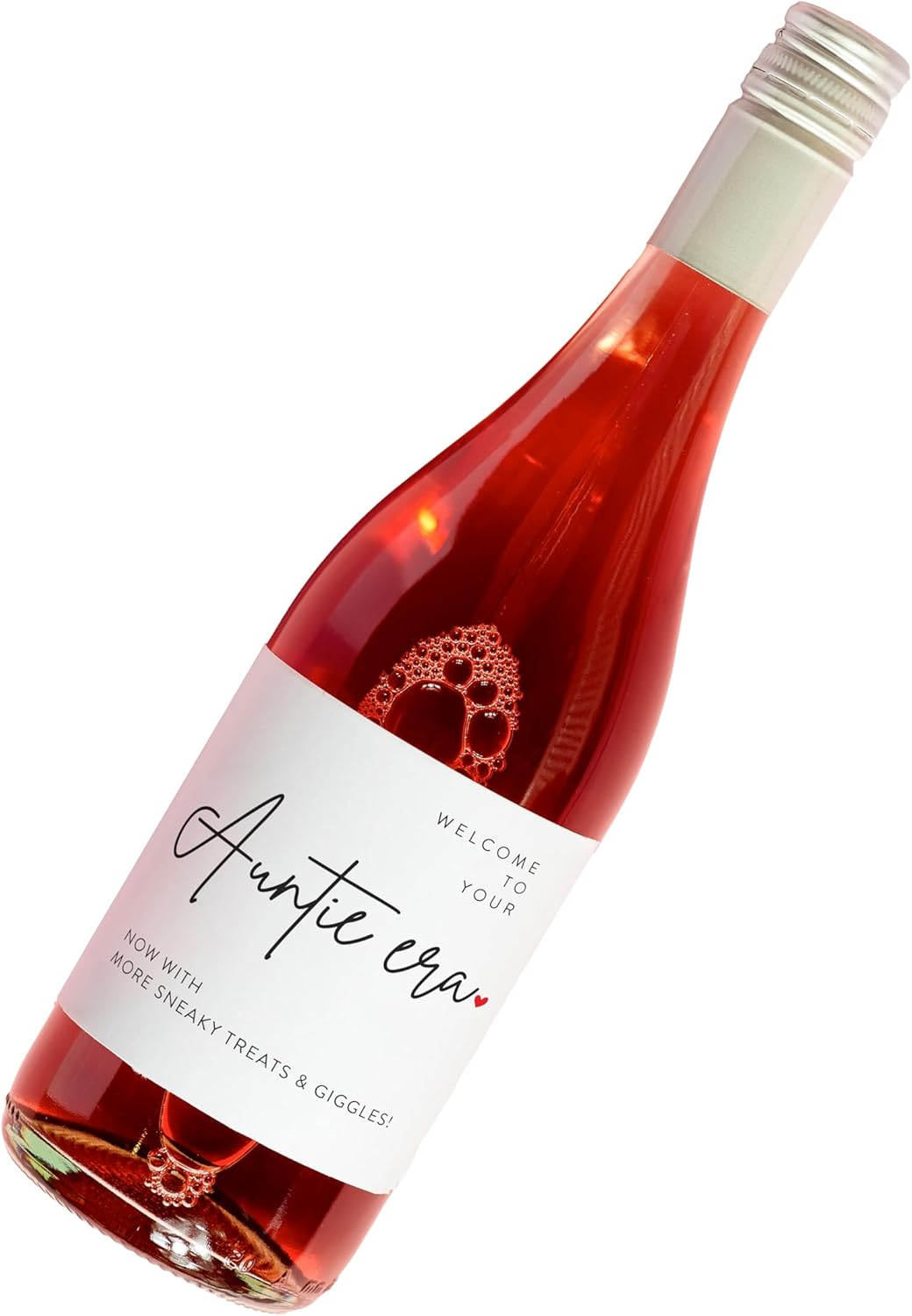 OZ DECO Wine Labels for Pregnancy Announcement & Auntie-To-Be Celebration - Welcome to Your Auntie Era - Waterproof, Easy Apply - 2-Pack, Made in Australia (M) image number 3