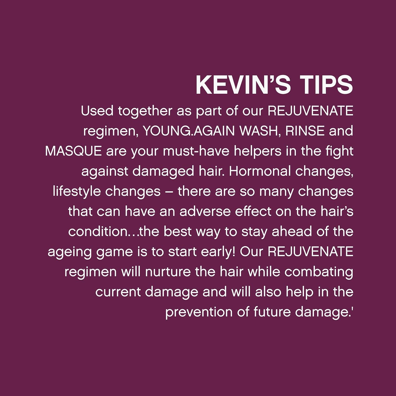 Kevin Murphy Young Again Wash Shampoo image number 1