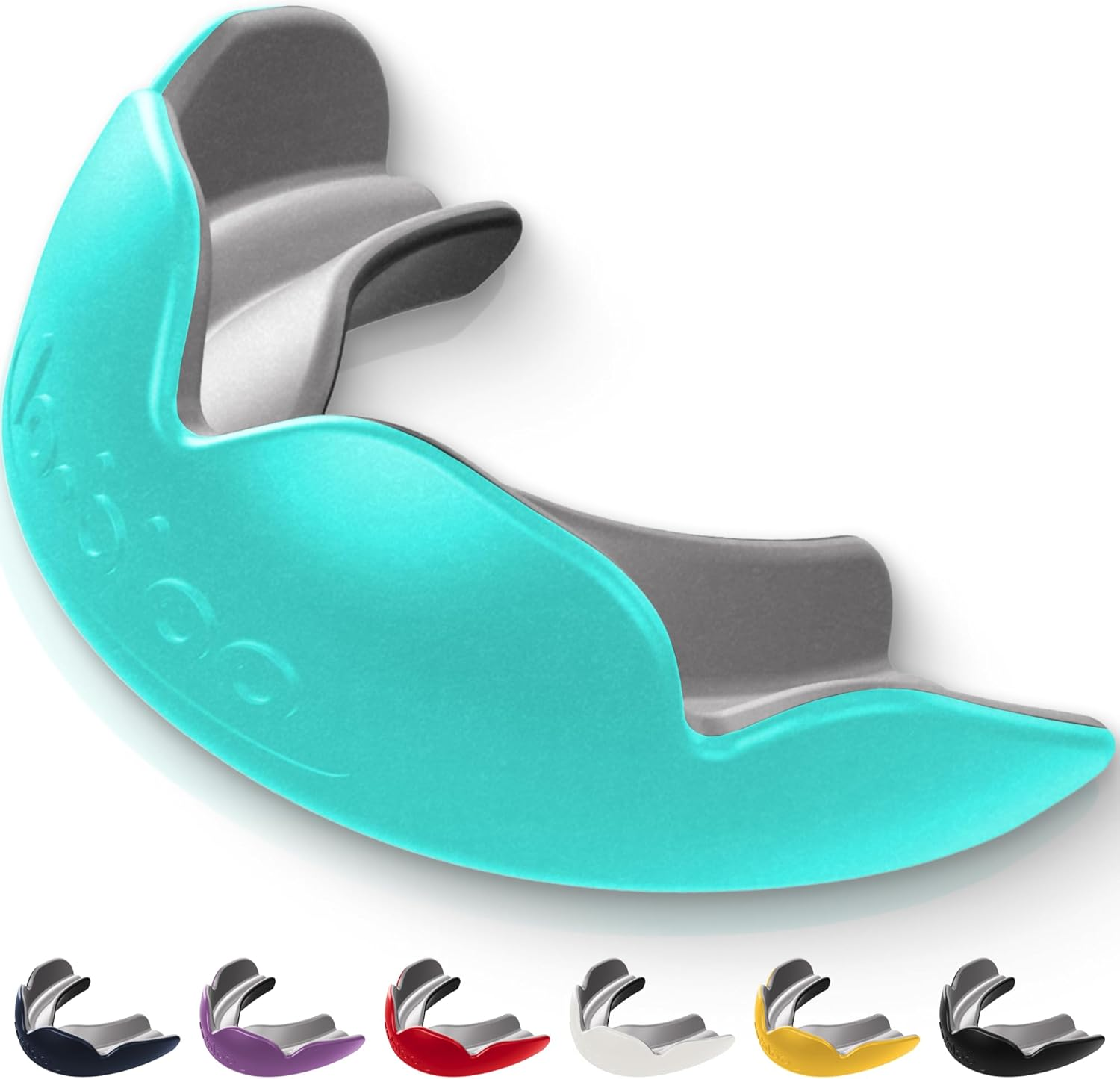 Lobloo&reg; PRO-FIT Sports Mouthguard &ndash; Ultra Slim 1Mm | Dentist-Level Protection | Precision Vacuum-Fit | Oxygen Performance | MMA, Boxing, Football, Basketball.(Medium 10-13Yrs, Black)