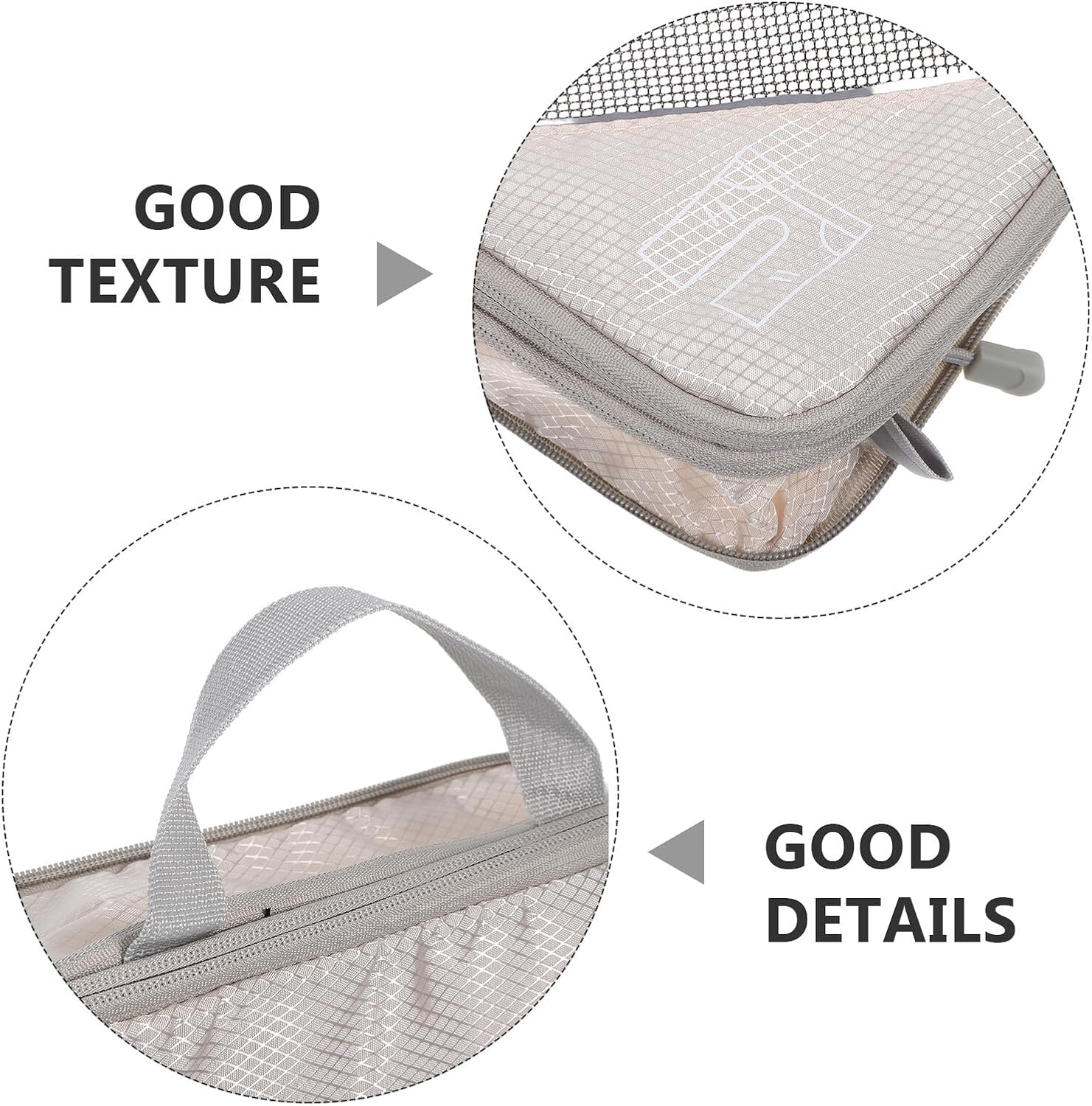 VALICLUD 3PCS Compression Packing Cubes for Travel Lightweight and Zipper Storage Bags Space-Saving Luggage Organizers for Clothes Shoes Accessories Easy Compression Travel Essentials For image number 1