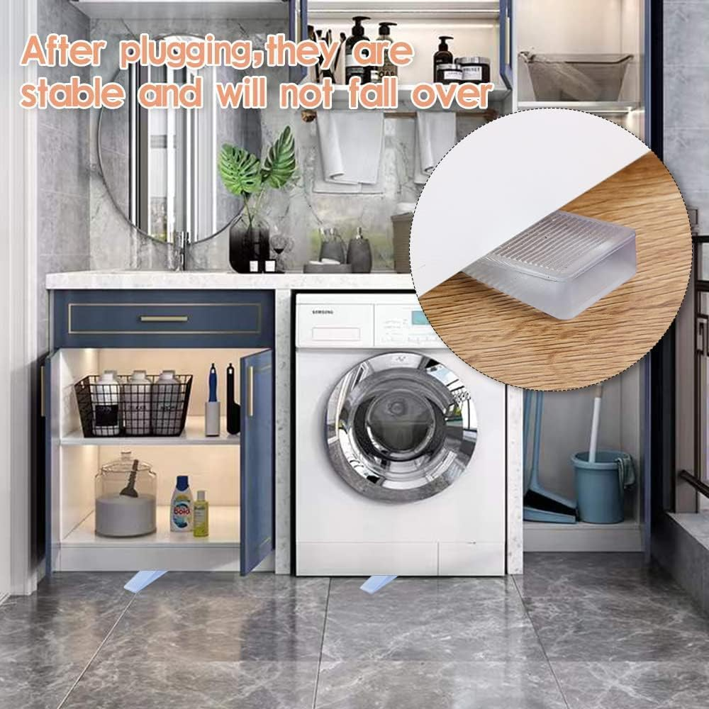 Table Wedge Clear Toilet Shims Plastic Shims, 8Pcs Plastic Shims Table Wedge Clear Toilet Shim Furniture Leveling Shims, Furniture Leveling Shims Level Wedge Shim Bed Shims Toilet Shims for Furniture