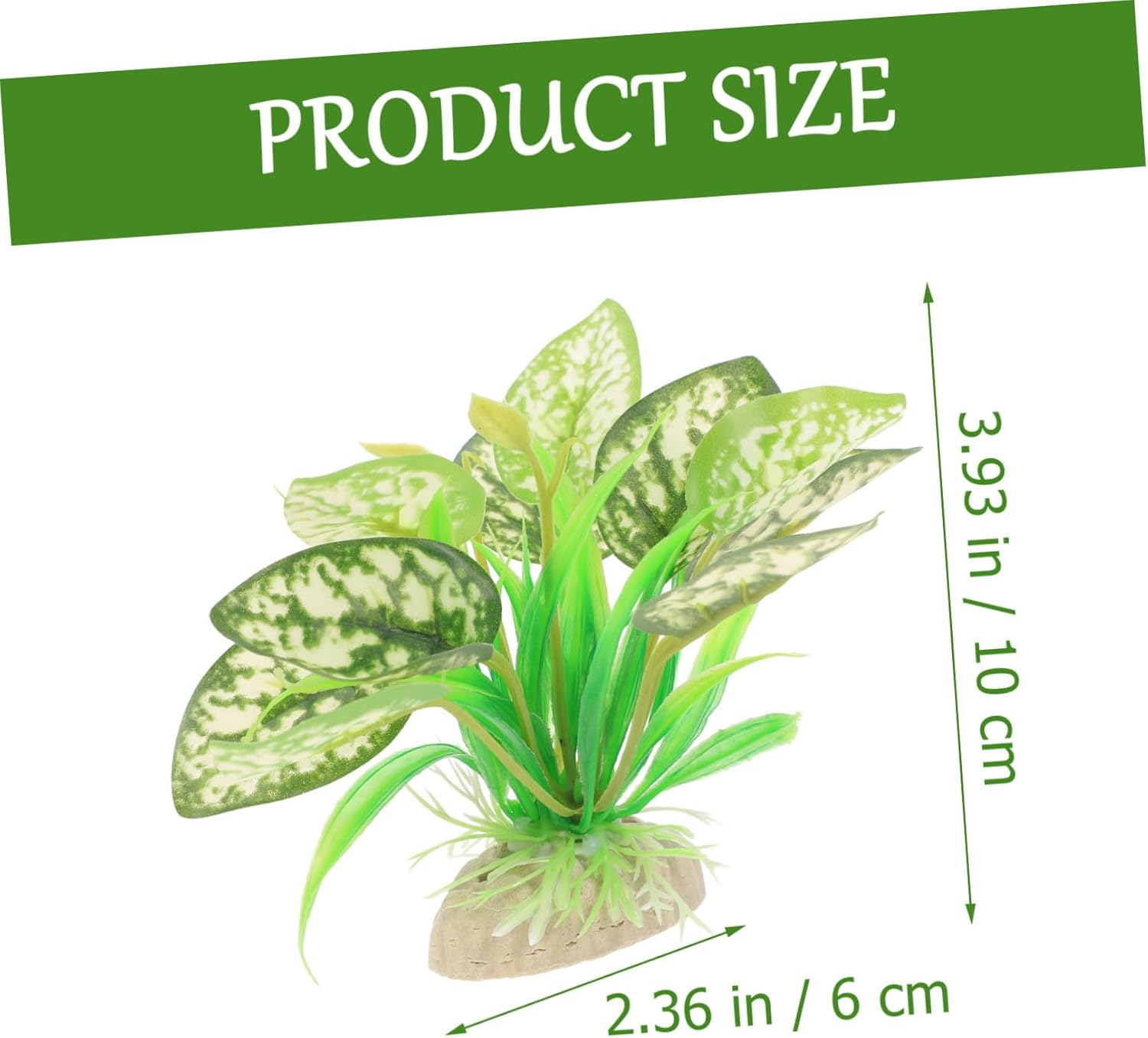 Parliky 4Pcs Artificial Aquarium Plants Simulated Fish Tank Decor Lightweight Faux Water Grass for Aquatic Decoration Safe for Fish and Shrimp Realistic Greenery for Aquariums image number 4