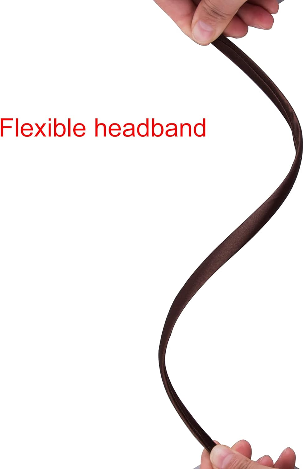 Duufin 60-Piece Satin Headbands for Girls: 30 Colors, 60 Pieces, DIY Headband, 1Cm Satin Covered Plain Headband image number 4