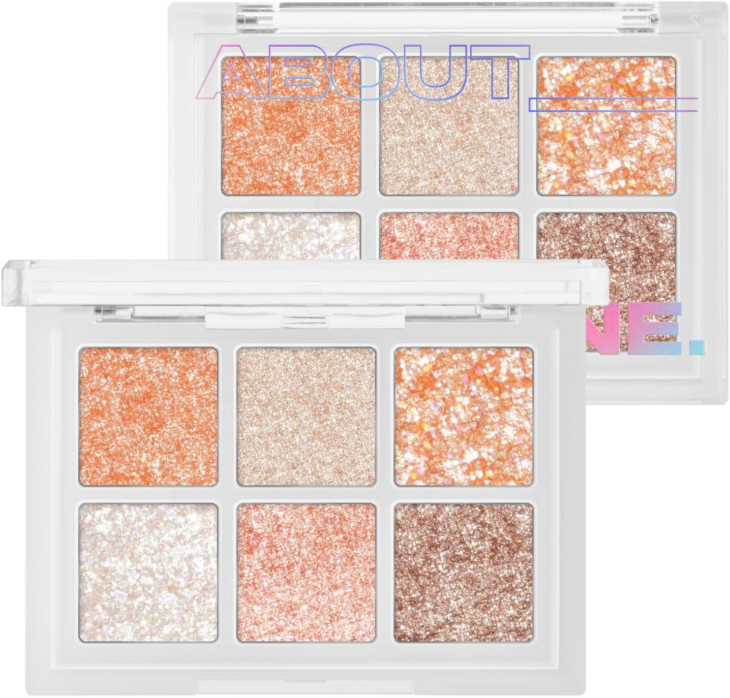 ABOUT TONE OH:MY Glitter Pop 3 Colors &ndash; Glitter Eyeshadow Palette, High Pigment, Eye Shadow Balm, Highlighter Makeup, Shimmer Pearl Eye Shadow, Long-Lasting, Korea Eye Makeup (02 MY:FAIRY)