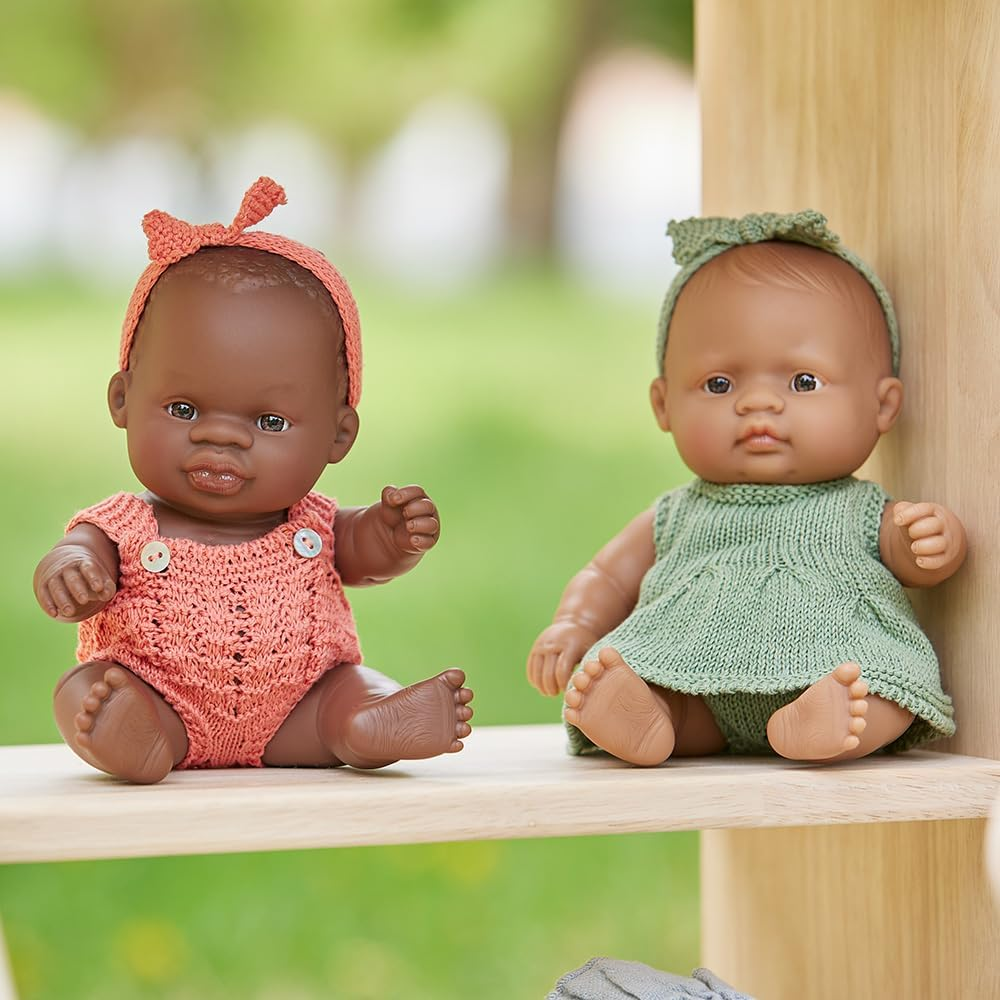 Miniland - Baby Doll - African Girl 21Cm image number 1