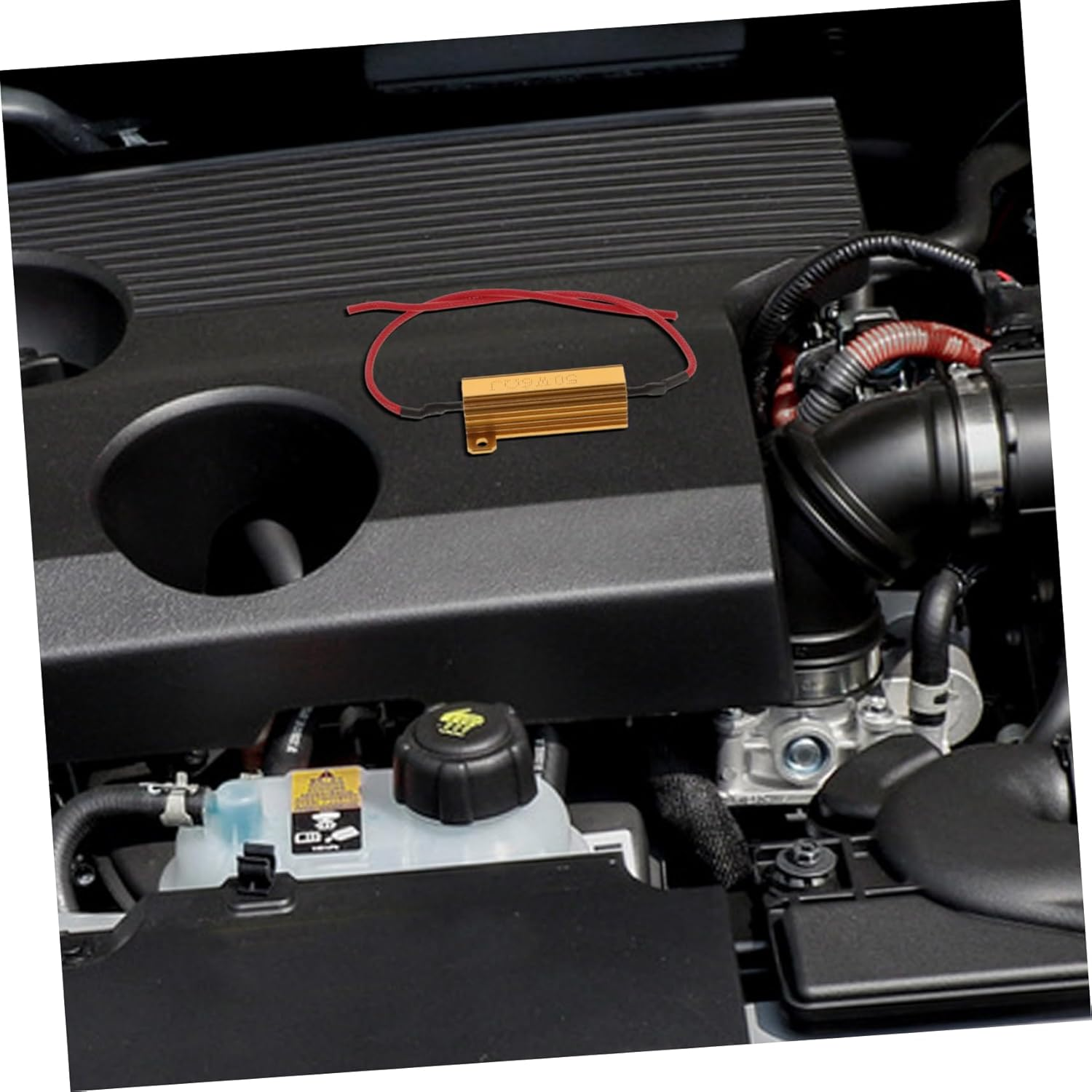 ULTECHNOVO Led Load Resistor 50W 6Rj Aluminum Case Car Light Resistors for Led Turn Signal and Brake Lights Compatible Automotive