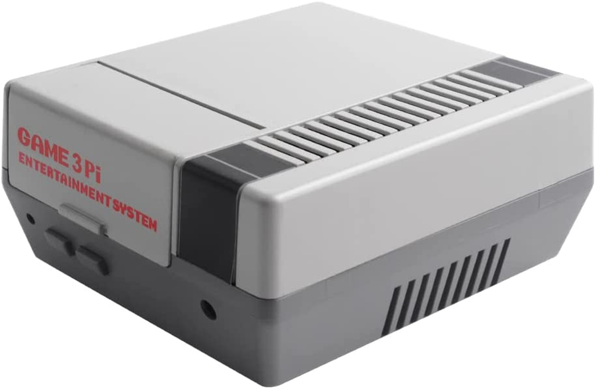 Geeekpi Case for Raspberry Pi 3B+, Case with Fan for Raspberry Pi, Retro Gaming Nes3Pi Case with Cooling Fan, Heatsinks for Raspberry Pi 2B/3B/3B+ image number 3