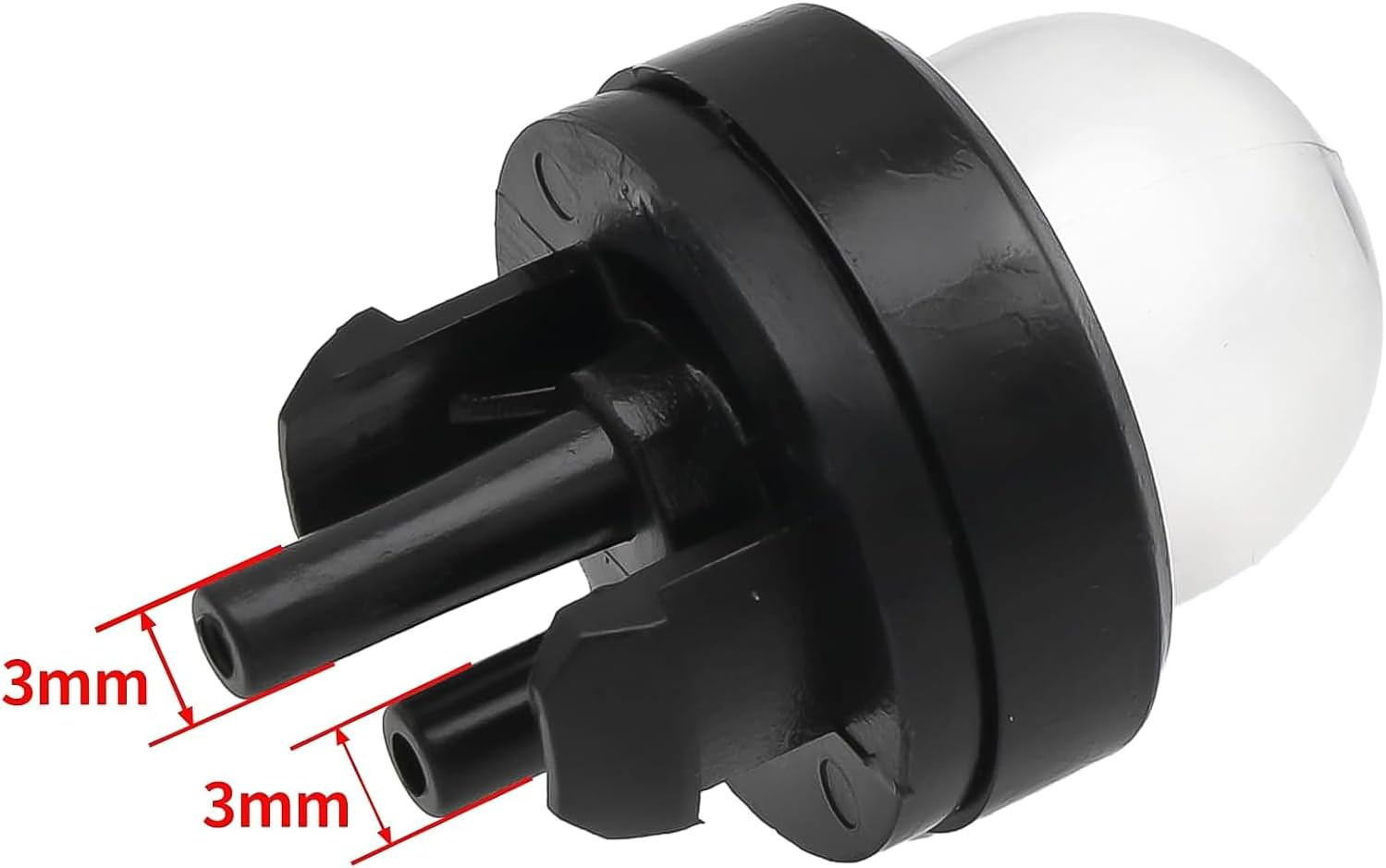 503936601 4 Pack Primer Bulb with Two Fuel Line for Husqvarna Blower 125B 125BX 125BVX 225BX 225HBV 356BF 356BT Chainsaw 235 236 240 340 345 350 353 440 445 450 460 125B 125BVX 125BVX image number 5