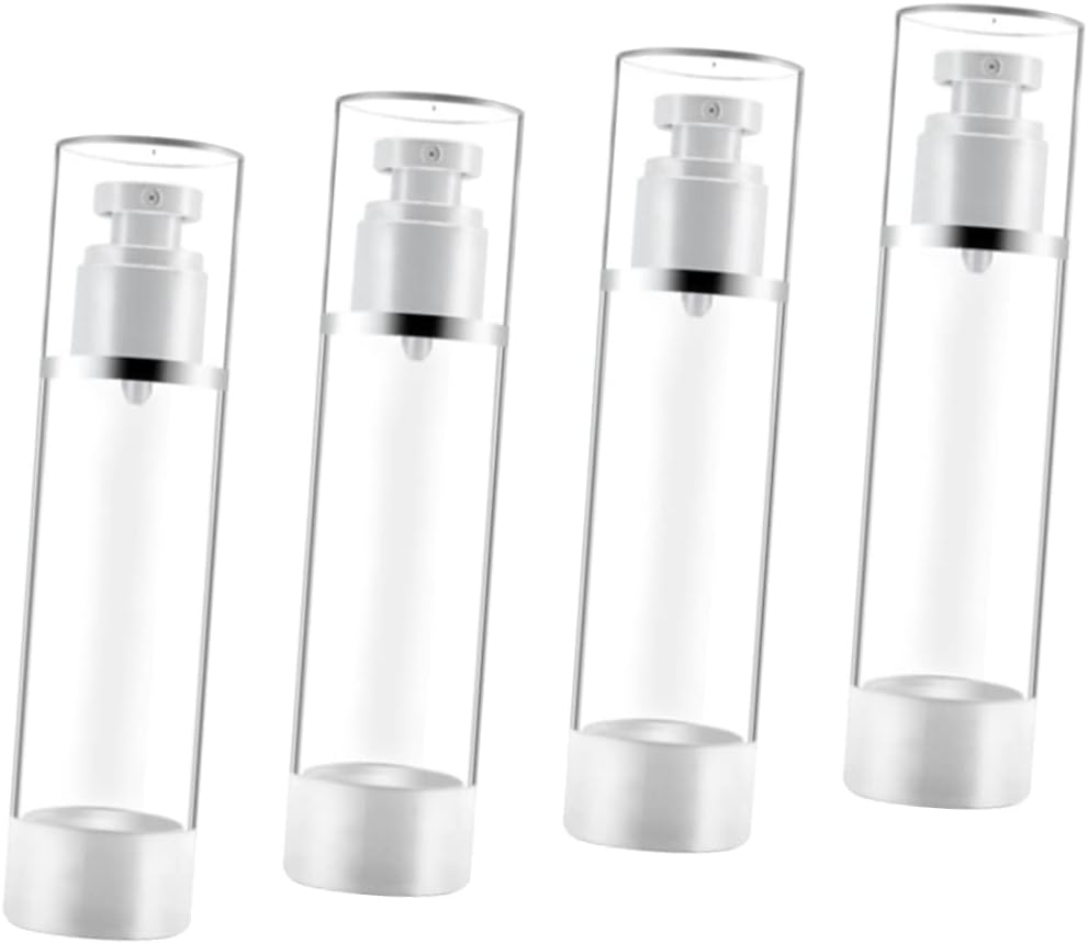 HONMEET Portable Mini Sunscreen Spray Bottles Press Pump 15Ml Reusable Travel Set image number 1