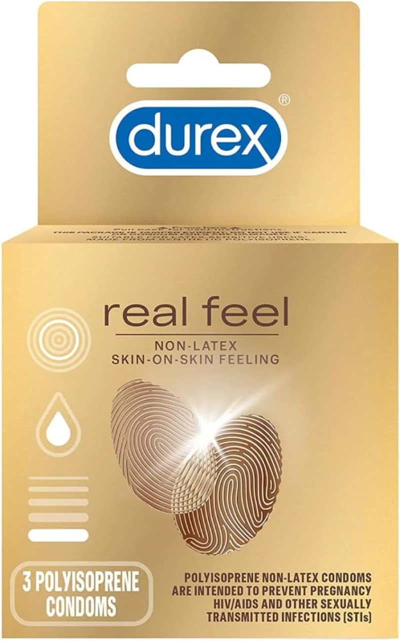 Durex Avanti Bare Real Feel Condoms, Non Latex Lubricated Condoms for Men with Natural Skin on Skin Feeling, FSA & HSA Eligible, 3 Count (Pack of 5) image number 6