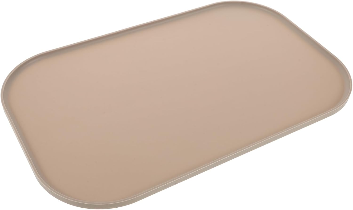 HANABASS Cat Food Mat Silicone Pet Bowl Mat with Raised Edge, Non Slip, Washable, Easy Clean Floor Placemat for Dog and Cat Bowl 44.0X27.5CM image number 6