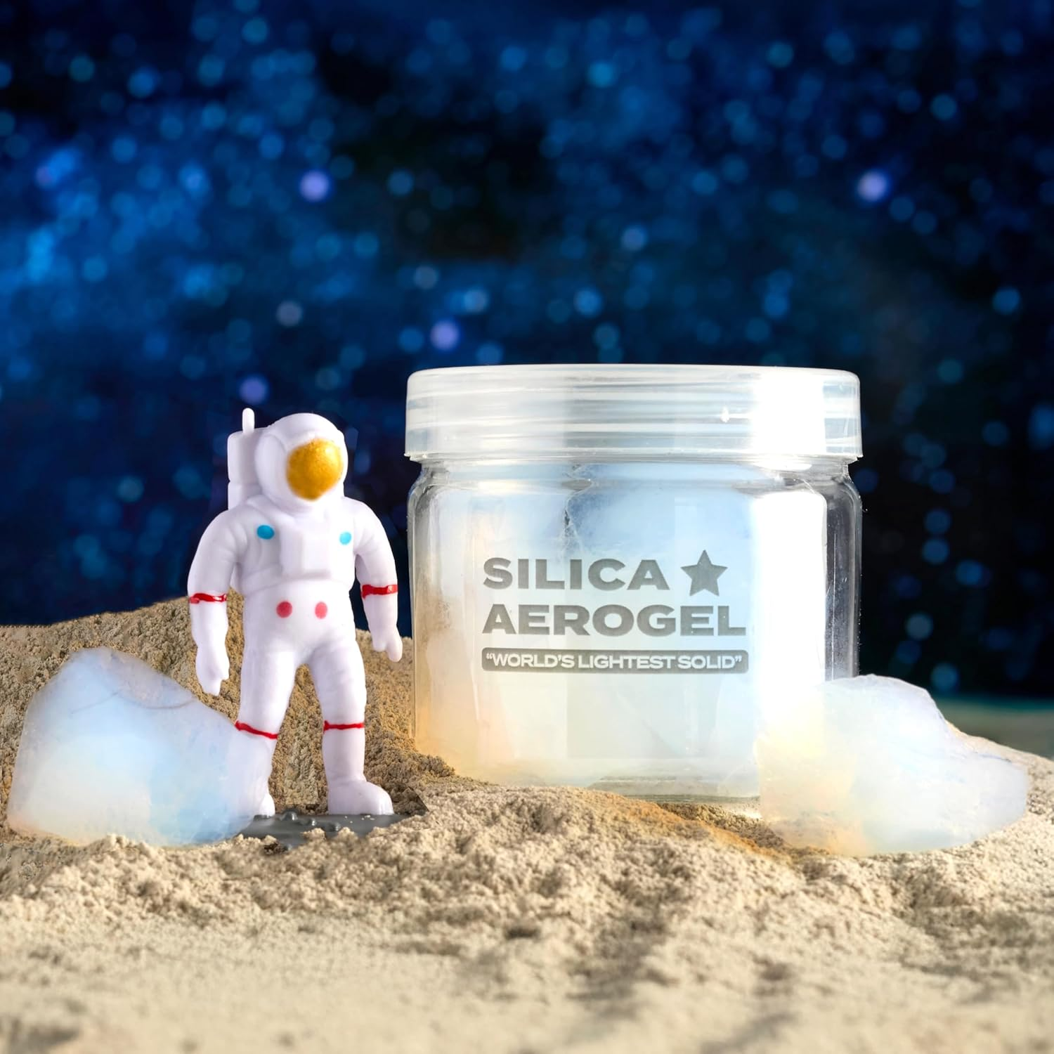 Aerogel Chunks | World'S Lightest Solid Silica Aerogel, Semi-Sheer image number 4