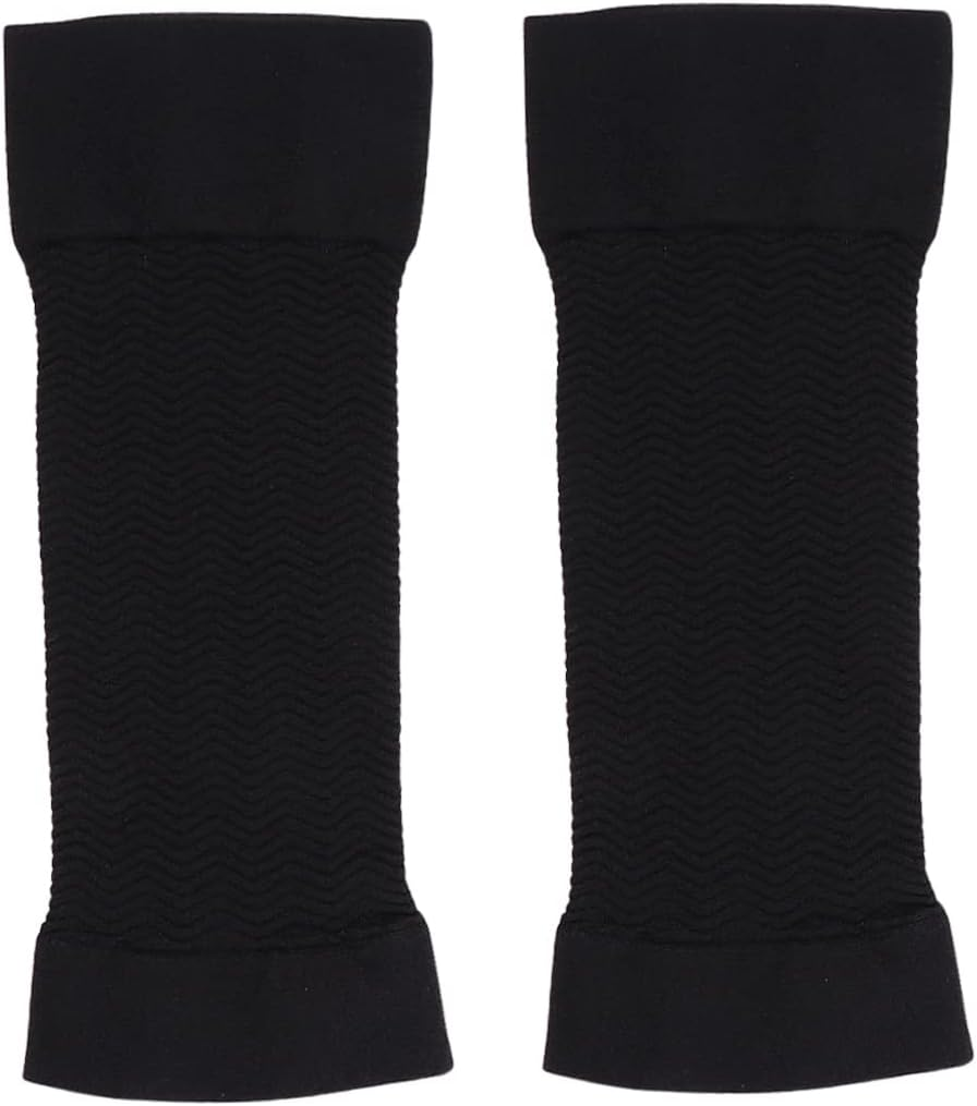 Outanaya Elastic Compression Arm Sleeves 2 Pack for Slimming Arm Shaper Arm Cuff Leg Compression Sleeve Skin-Friendly Material Improve Arm Circulati