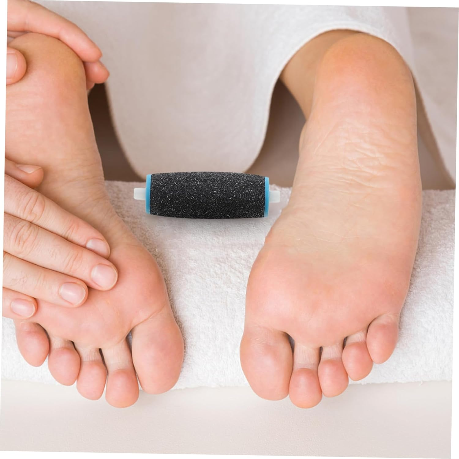 GARVALON 10Pcs Foot File Roller Head Replacement Coarse Pedicure File Rollers for Dead Skin Remover Feet image number 2