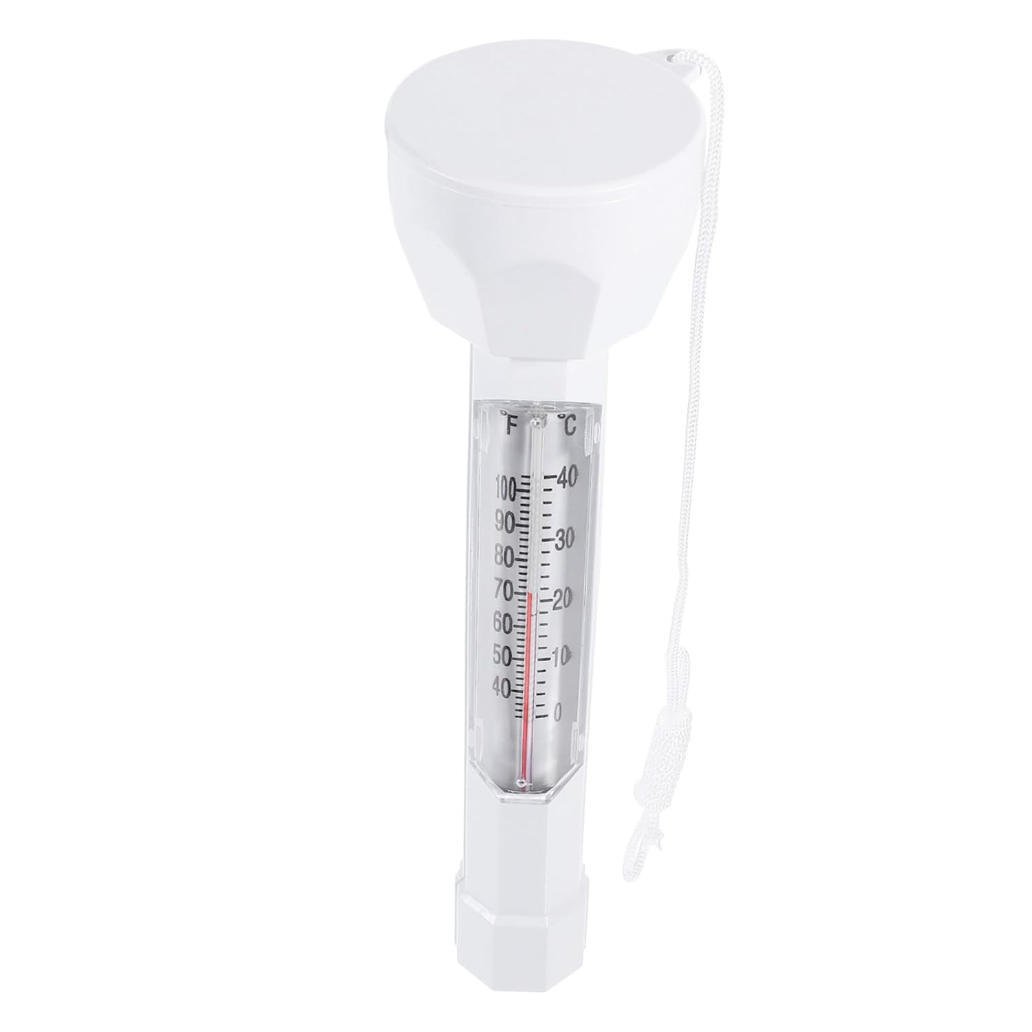 VICASKY Floating Pool Thermometer Floating Water Temperature Gauge for Swimming Pools Fishponds and Bathtubs Easy Read Measurement Tool image number 1