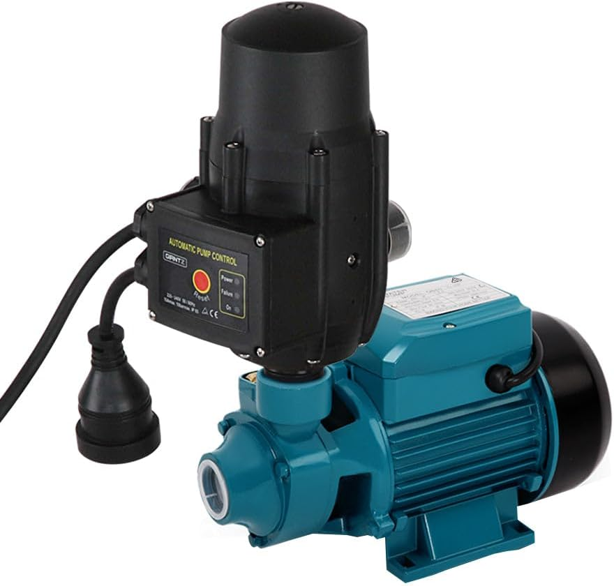 Giantz Water Pump, 240V 2100L/H Electric High Pressure Garden Pumps Controller Irrigation for Pool Pond Tank Home Farm Car Clean, Head Steady Fow Black image number 3