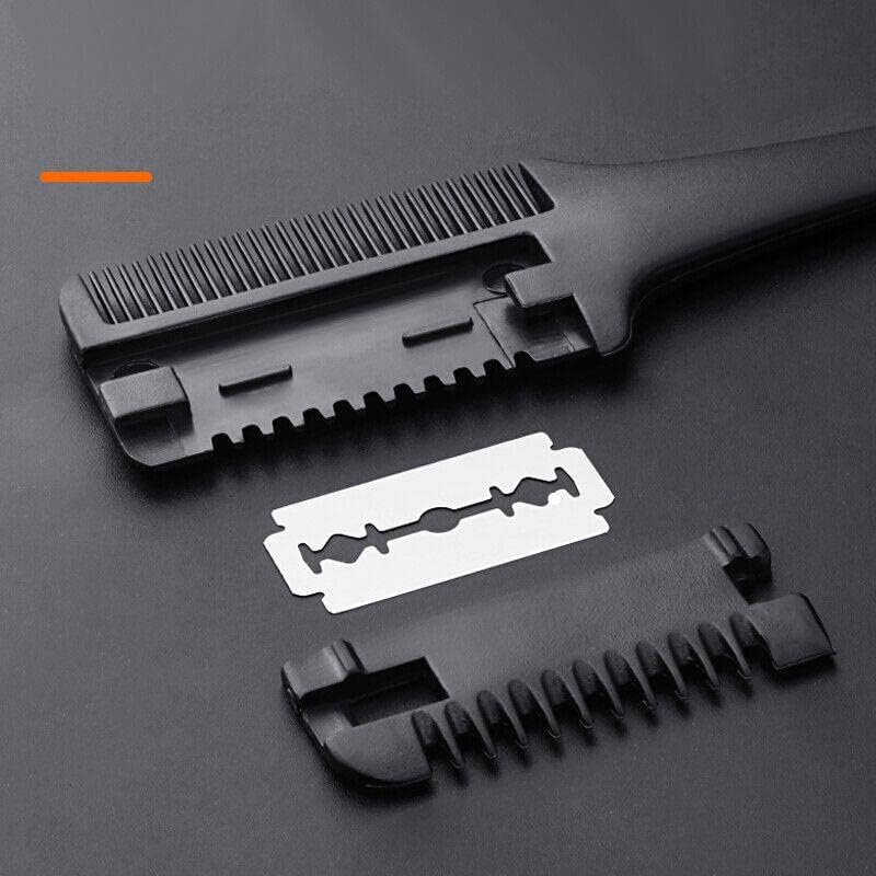 AIMALL Professional Razor Comb for Hairdressers, DIY Hair Cutting & Thinning Razor Comb, 7.5 Inch ABS Hair Trimmer Tool for Styling and Shaping image number 3