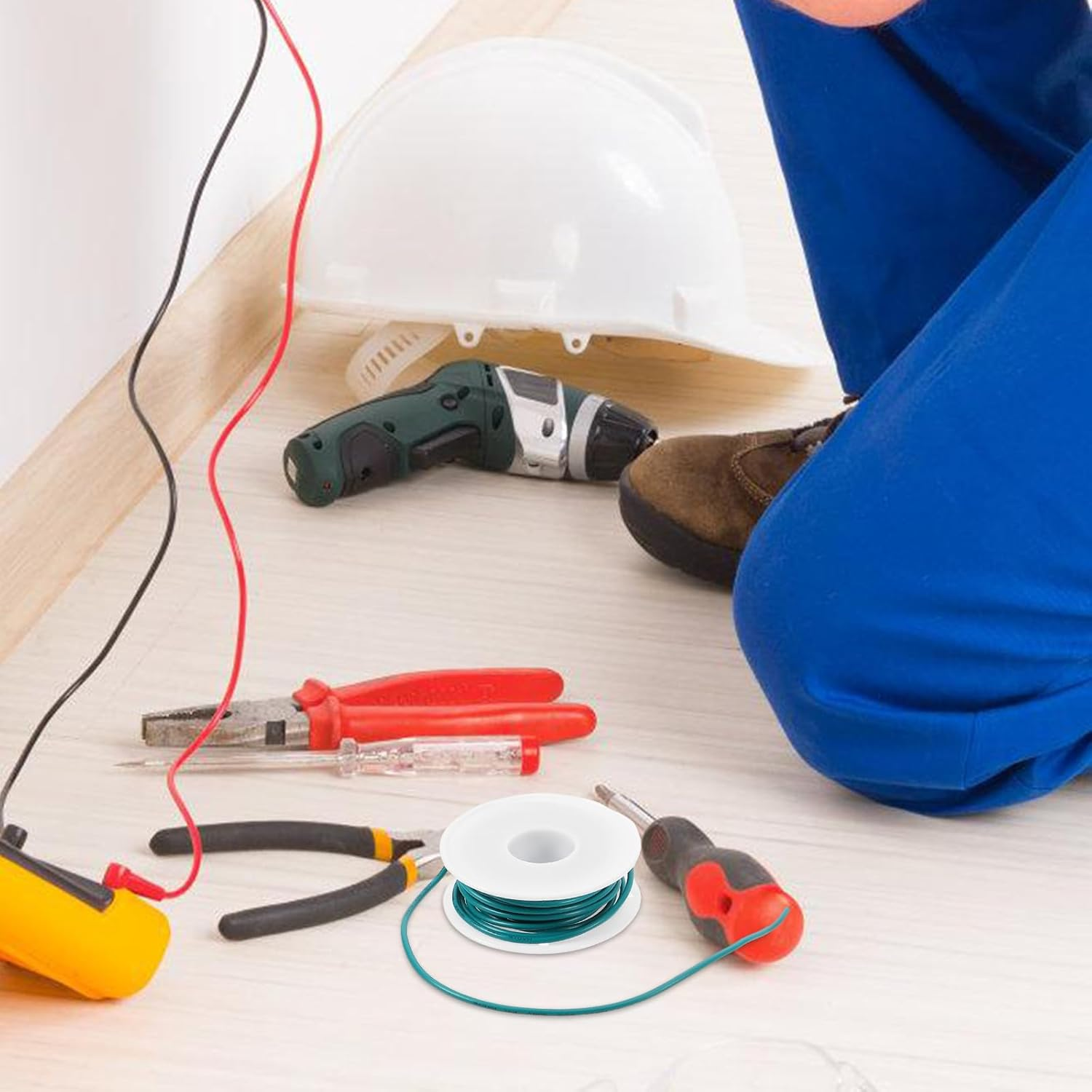 Gatuida 18 Awg Copper Wire Connection - 5M Insulated Electrical Cable for Electronics and DIY Projects 300V Rated 5 Rolls image number 5