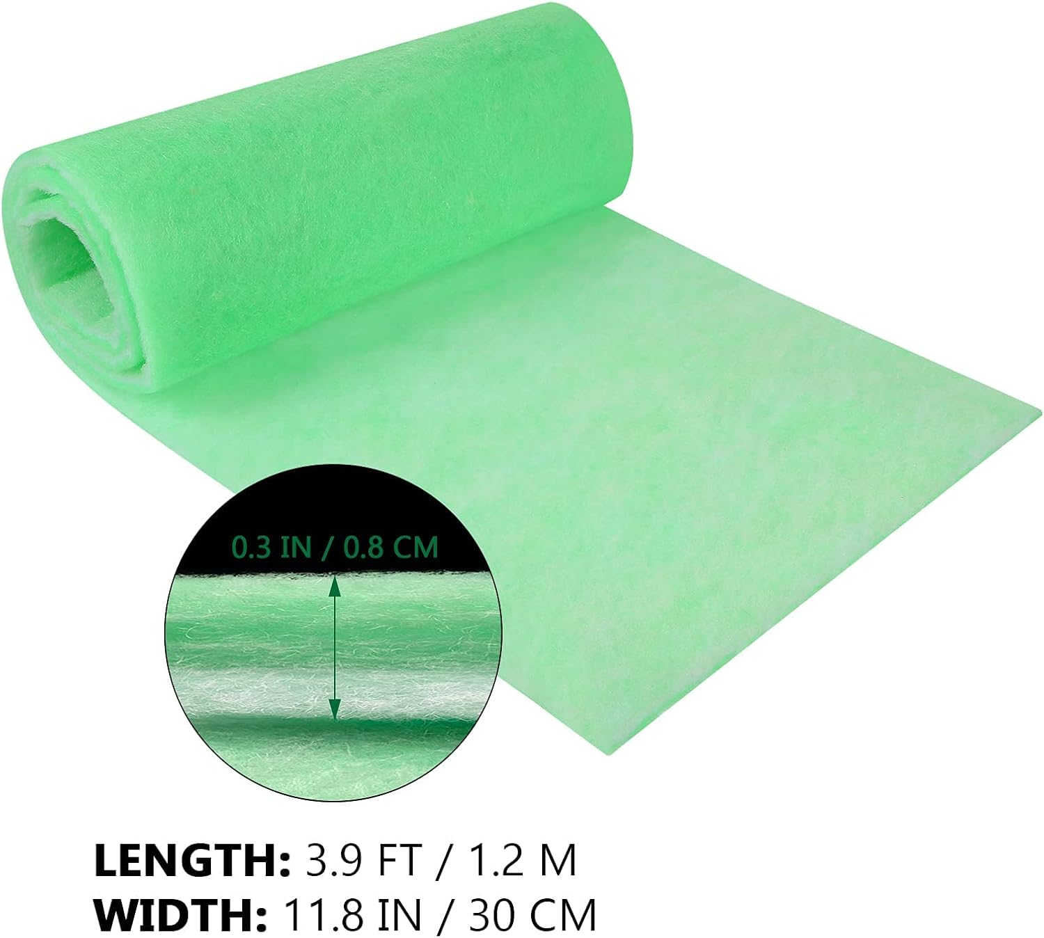 Zalati Filter Sponge Polymeric High-Density Pad for Aquarium Fish Tank Water Cleaning Filter Supplies