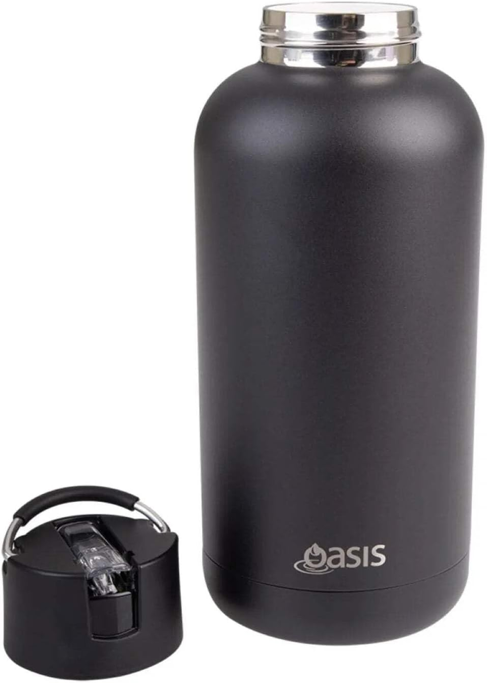Oasis Moda Drink Water Bottle 1.5L Black Black image number 5