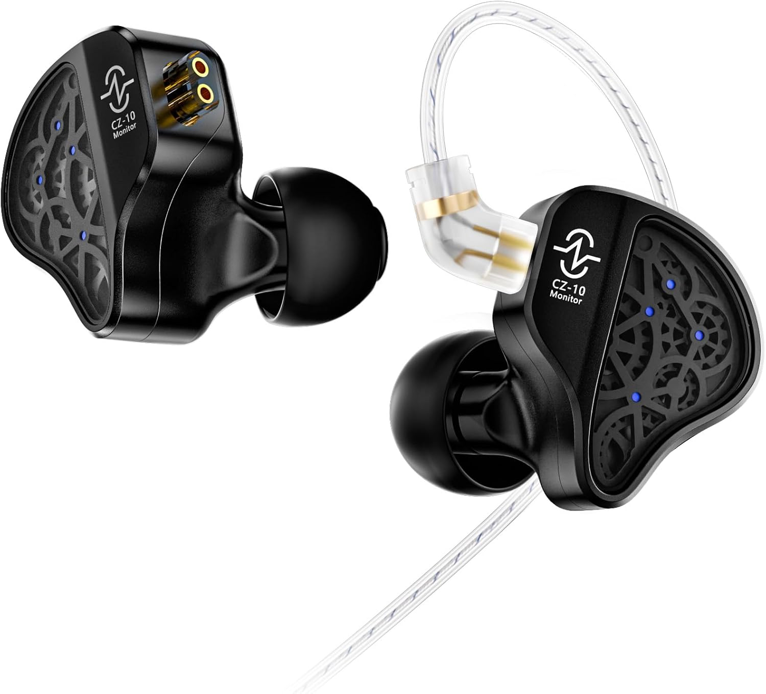 KINBOOFI CCZ CZ10 Iems Hi-Fi Wired Headphones, 1DD+4BA Gaming Earbuds with Zinc Alloy Housing, In-Ear Monitors with Removable OFC Cable for Audiophile, Gamer image number 6