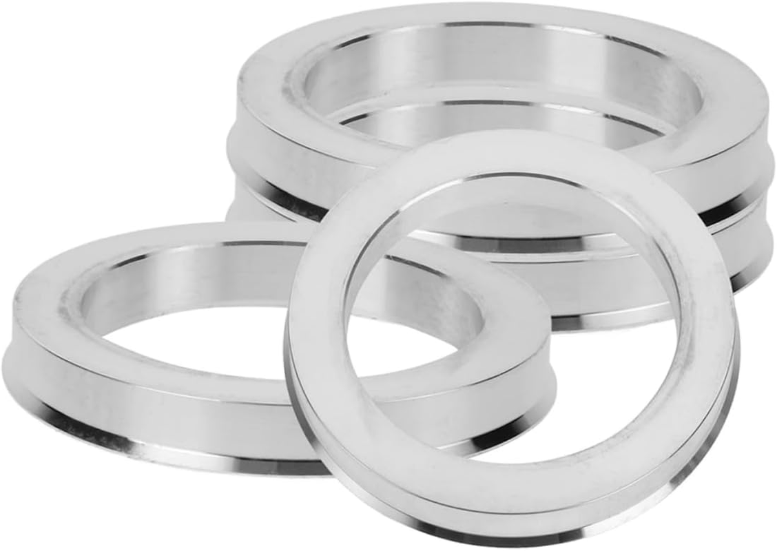 FOYTOKI Aluminum Hub Centric Rings 4Pcs 56.1 to 54.1 Wheel Hub Adapters for Off-Road Vehicles Automotive Accessories image number 1