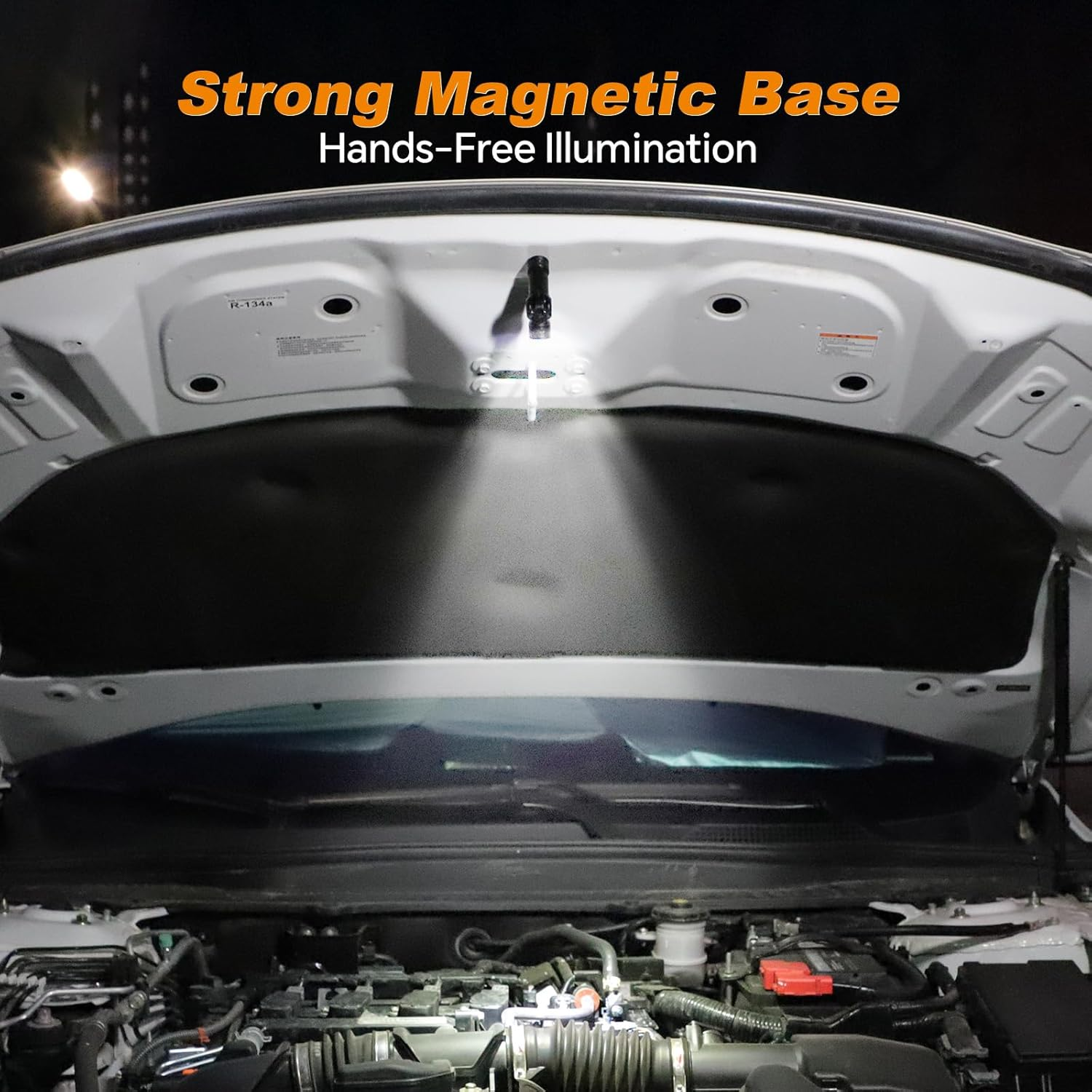 Brinyte HL16 Rechargeable Headlamp Flashlight, 0-90&deg; Adjustable LED Work Light with Magnetic Base Hands-Free Head Torch for Repair, Inspection, Emergency, Camping image number 5