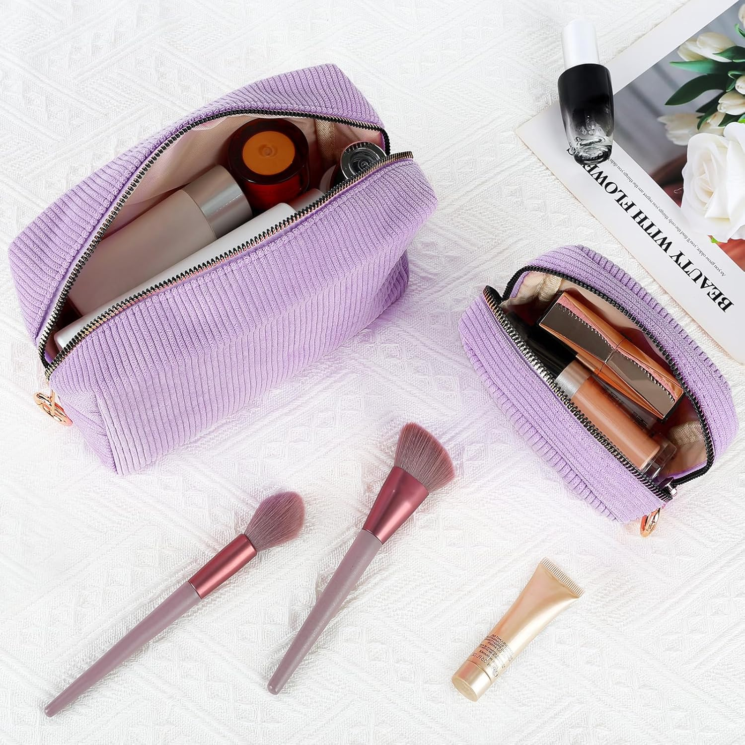 Likesing Women'S Mini Cosmetic Bag - Blue image number 3